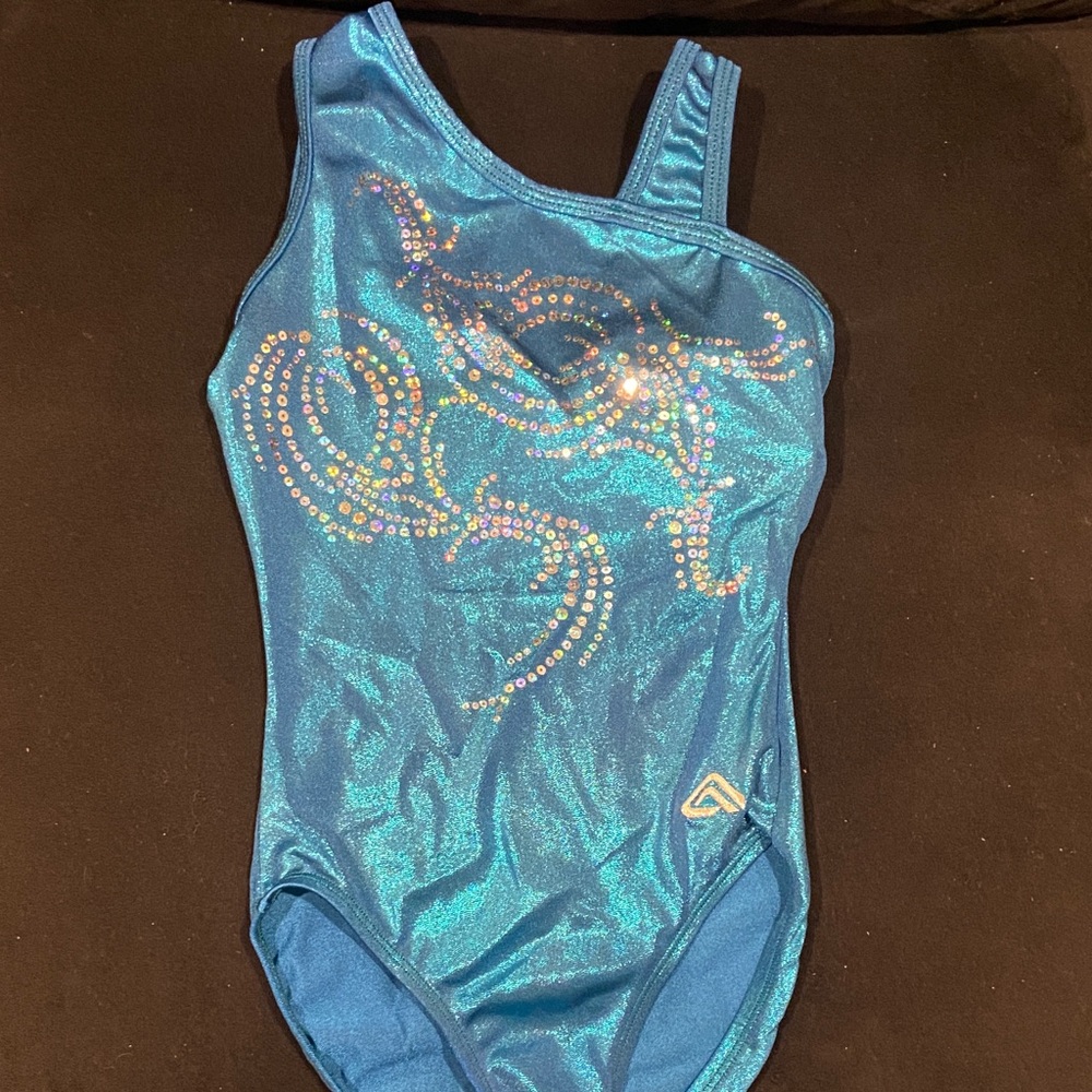 Blue Sparkle Kids Leotard